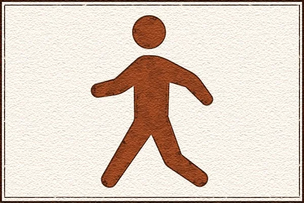 歩く人のアイコン