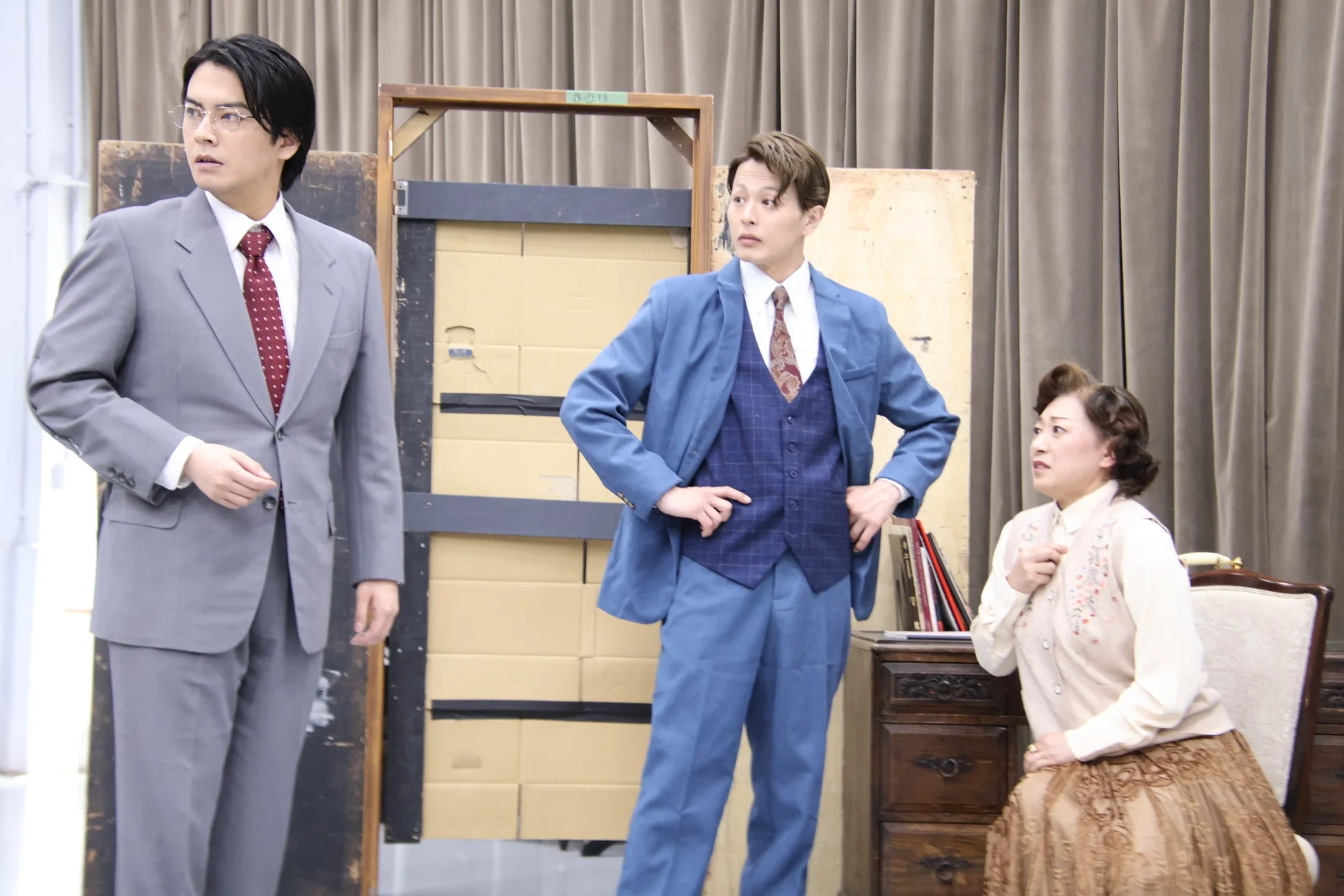 緊迫したシーン